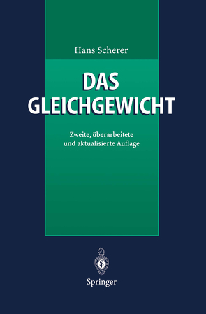 Das Gleichgewicht von Scherer,  Hans