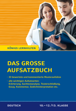 Das große Aufsatzbuch für die 10.-12./13. Klasse. von Friepes,  Christine, Richter,  Annett