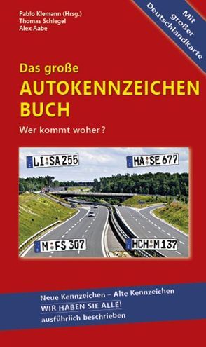 5er-Pack – Das große Autokennzeichen Buch von Klemann,  Pablo, Schlegel,  Thomas
