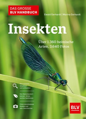 Das große BLV Handbuch Insekten von Gerhardt,  Ewald, Gerhardt,  Marina
