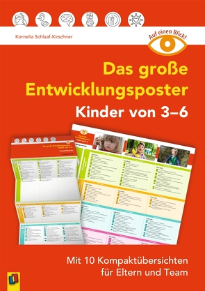 Das große Entwicklungsposter – Kinder von 3–6 von Schlaaf-Kirschner,  Kornelia