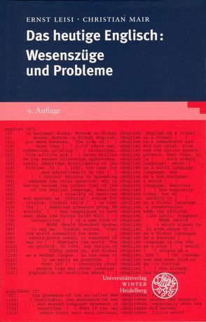 Das heutige Englisch: Wesenszüge und Probleme von Leisi,  Ernst, Mair,  Christian