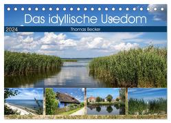 Das idyllische Usedom (Tischkalender 2024 DIN A5 quer), CALVENDO Monatskalender von Becker,  Thomas