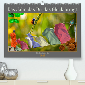 Das Jahr, das Dir das Glück bringt (Premium, hochwertiger DIN A2 Wandkalender 2023, Kunstdruck in Hochglanz) von Iliopoulou,  Lena