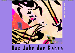 Das Jahr der Katze 2019 (Wandkalender 2019 DIN A2 quer) von Herold,  Eva