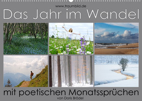 Das Jahr im Wandel – mit poetischen Monatssprüchen (Wandkalender 2023 DIN A2 quer) von Watzinger,  Max