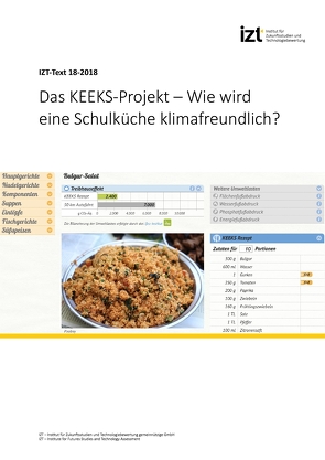 Das KEEKS-Projekt – Wie wird eine Schulküche klimafreundlich? von Engelmann,  Tobias, Eyrich,  Ralph, Scharp,  Michael, Schmidthals,  Malte