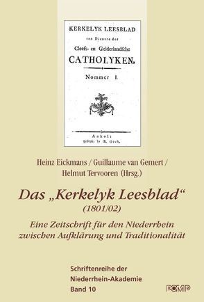 Das „Kerkelyk Leesblad“ (1801/02) von Eickmans,  Heinz, Gemert,  Guillaume van, Tervooren,  Helmut