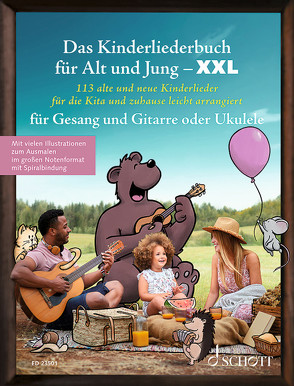 Das Kinderliederbuch für Alt und Jung XXL von Müller,  Sebastian, Spieker,  Jonas