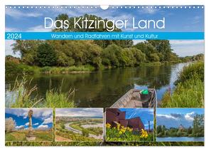 Das Kitzinger Land – Wandern und Radfahren mit Kunst und Kultur (Wandkalender 2024 DIN A3 quer), CALVENDO Monatskalender von Will,  Hans