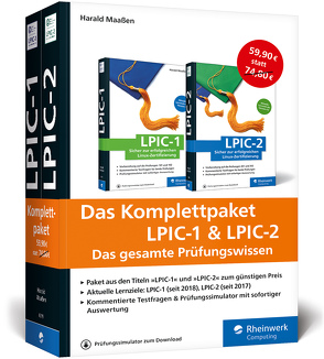 Das Komplettpaket LPIC-1 & LPIC-2 von Maaßen,  Harald