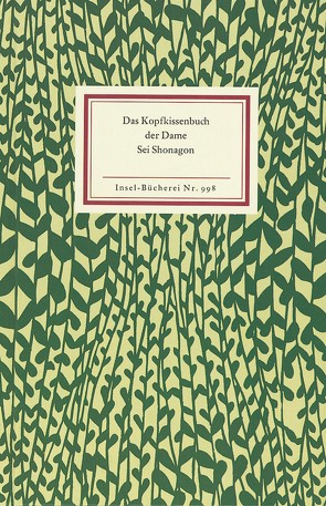 Das Kopfkissenbuch der Dame Sei Shonagon von Bode,  Helmut, Schaarschmidt-Richter,  Irmtraud, Sei Shonagon