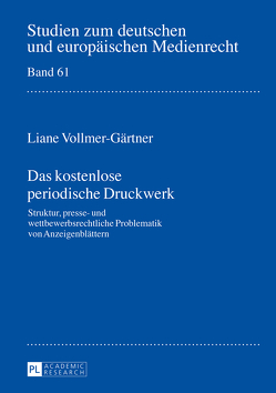 Das kostenlose periodische Druckwerk von Vollmer-Gärtner,  Liane