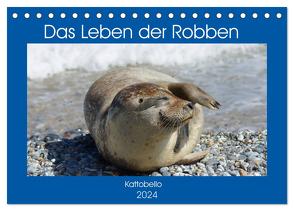Das Leben der Robben (Tischkalender 2024 DIN A5 quer), CALVENDO Monatskalender von Kattobello,  Kattobello