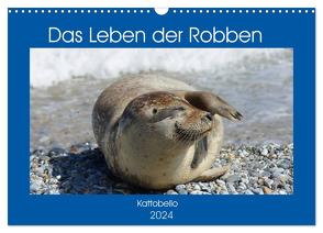 Das Leben der Robben (Wandkalender 2024 DIN A3 quer), CALVENDO Monatskalender von Kattobello,  Kattobello