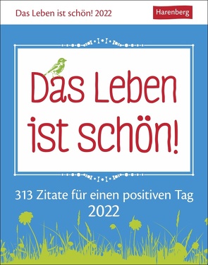 Das Leben ist schön! Kalender 2022 von Artel,  Ann Christin, Harenberg