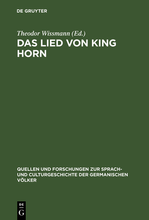 Das Lied von King Horn von Wissmann,  Theodor