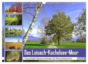 Das Loisach-Kochelsee-Moor Traumhafte Moosrundwege bei Benediktbeuern (Wandkalender 2024 DIN A3 quer), CALVENDO Monatskalender von Schimmack,  Michaela