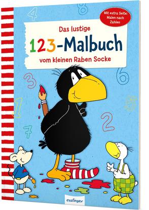 Der kleine Rabe Socke: Das lustige 1 2 3 – Malbuch vom kleinen Raben Socke von Rudolph,  Annet
