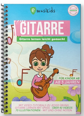 Das Mädchen Gitarrenbuch inkl. Lern-Videos auf DVD und über QR-Codes von Horstmann,  Björn, Schulz,  Sebastian