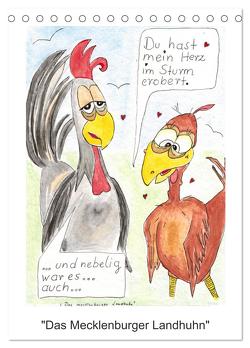 Das mecklenburger Landhuhn (Tischkalender 2024 DIN A5 hoch), CALVENDO Monatskalender von Boldt,  Martina