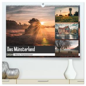 Das Münsterland – Meine Impressionen (hochwertiger Premium Wandkalender 2024 DIN A2 quer), Kunstdruck in Hochglanz von Peters,  Steffen