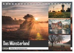 Das Münsterland – Meine Impressionen (Tischkalender 2024 DIN A5 quer), CALVENDO Monatskalender von Peters,  Steffen
