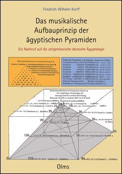 Das musikalische Aufbauprinzip der ägyptischen Pyramiden von Korff,  Friedrich Wilhelm