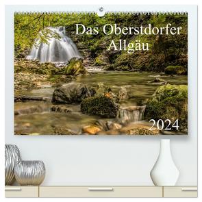 Das Oberstdorfer Allgäu (hochwertiger Premium Wandkalender 2024 DIN A2 quer), Kunstdruck in Hochglanz von Wenk,  Michael