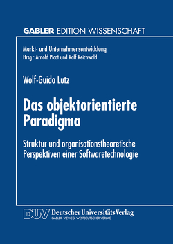 Das objektorientierte Paradigma von Lutz,  Wolf-Guido
