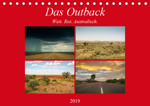 Das Outback – Weit. Rot. Australisch. (Tischkalender 2019 DIN A5 quer) von Wasilewski,  Martin