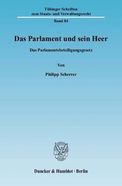 Das Parlament und sein Heer. von Scherrer,  Philipp
