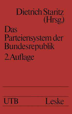 Das Parteiensystem der Bundesrepublik von Staritz,  Dietrich