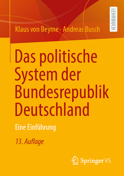 Das politische System der Bundesrepublik Deutschland von Büsch,  Andreas, von Beyme,  Klaus