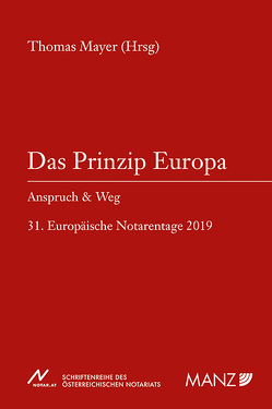 Das Prinzip Europa von Mayer,  Thomas