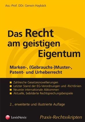 Das Recht am geistigen Eigentum von Haybäck,  Gerwin
