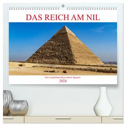 Das Reich am Nil (hochwertiger Premium Wandkalender 2024 DIN A2 quer), Kunstdruck in Hochglanz von Brack,  Roland