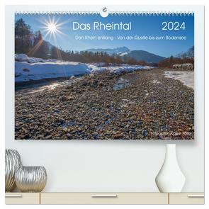 Das Rheintal 2024 (hochwertiger Premium Wandkalender 2024 DIN A2 quer), Kunstdruck in Hochglanz von J. Koller 4Pictures.ch,  Alois