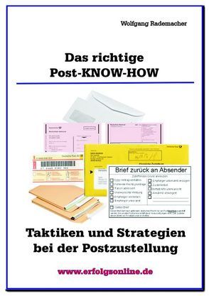 Das richtige Post-Know-How von Rademacher,  Wolfgang