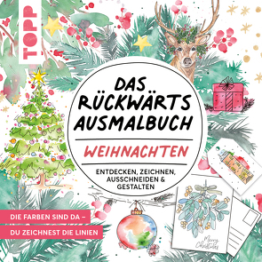 Das Rückwärts-Ausmalbuch Weihnachten von Nied,  Heinke