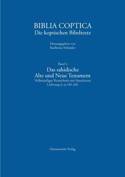 Biblia Coptica / Das sahidische Alte und Neue Testament von Feder,  Frank, Foerster,  Hans