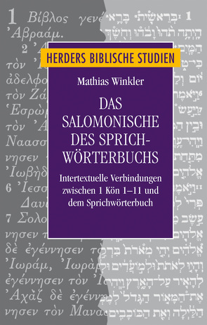 Das Salomonische des Sprichwörterbuchs von Winkler,  Mathias