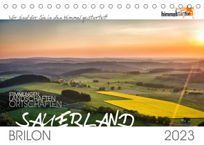 Das Sauerland bei Brilon aus der Vogelperspektive (Tischkalender 2023 DIN A5 quer) von Inh. Sandra Finger,  himmelstarter