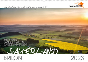 Das Sauerland bei Brilon aus der Vogelperspektive (Wandkalender 2023 DIN A2 quer) von Inh. Sandra Finger,  himmelstarter