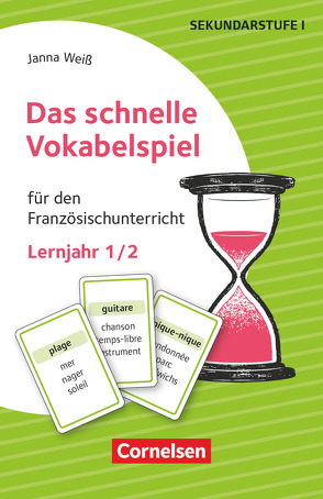 Das schnelle Vokabelspiel – Französisch – Lernjahr 1/2 von Weiß,  Janna