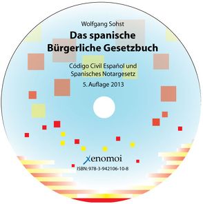 Das spanische Bürgerliche Gesetzbuch (CD-ROM) von Sohst,  Wolfgang