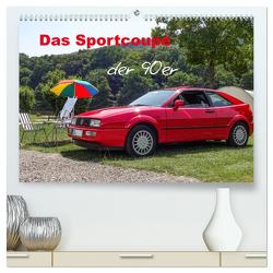 Das Sportcoupé der 90er (hochwertiger Premium Wandkalender 2024 DIN A2 quer), Kunstdruck in Hochglanz von Tchinitchian,  Daniela