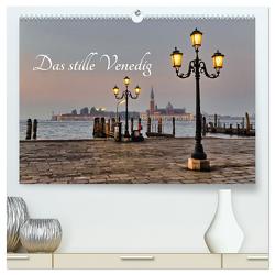 Das stille Venedig (hochwertiger Premium Wandkalender 2024 DIN A2 quer), Kunstdruck in Hochglanz von Gronostay,  Norbert