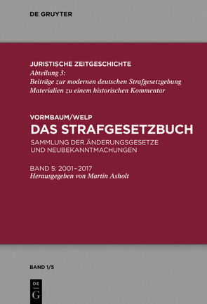 Das Strafgesetzbuch von Asholt,  Martin