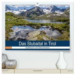Das Stubaital in Tirol – Gipfelsturm und Gletscherseen (hochwertiger Premium Wandkalender 2024 DIN A2 quer), Kunstdruck in Hochglanz von Brehm (www.frankolor.de),  Frank